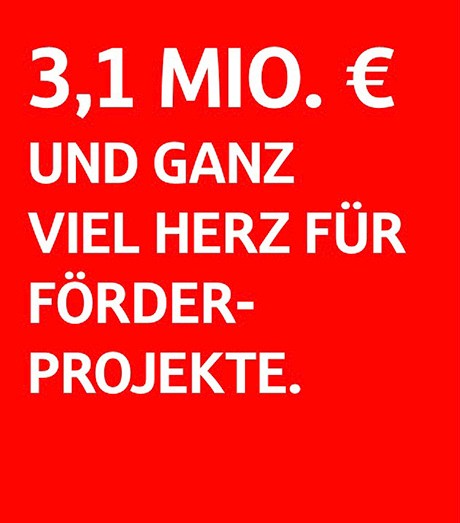 "2,2 Mio.€ und ganz viel Herz für Förderprojekte." – Statement der Sparkasse Hannover | Sparkasse Hannover