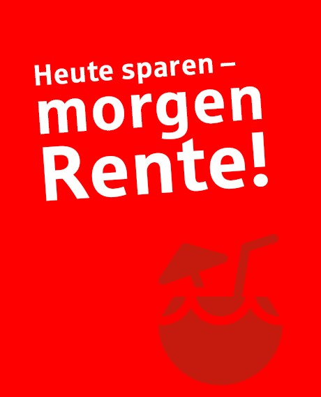 Junge Leute: "Heute sparen – morgen Rente!" – Textbox | Sparkasse Hannover