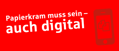 Junge Leute: "Papierkram muss sein - auch digital" - Textbox | Sparkasse Hannover