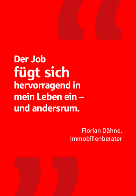  "Der Job fügt sich hervorragend in mein Leben ein – und andersrum." – Zitat eines Sparkassen Mitarbeiters | Sparkasse Hannover